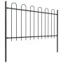 Garden fence with black steel arrow tips 15.3x1 m by vidaXL, fence panels - Ref: Foro24-277664, Price: 557,86 €, Discount: %
