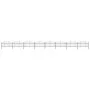 Gartenzaun mit Speerspitzen schwarzer Stahl (1-1,25)x13,6 m von vidaXL, Zaunpaneele - Ref: Foro24-277728, Preis: 671,17 €, Ra...
