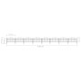 Gartenzaun mit Speerspitzen schwarzer Stahl (1-1,25)x13,6 m von vidaXL, Zaunpaneele - Ref: Foro24-277728, Preis: 627,83 €, Ra...