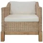 Natural rattan sofa set with cushions 2 pieces by vidaXL, Sofas - Ref: Foro24-278617, Price: 1,00 €, Discount: %