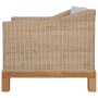 Juego de sofás con cojines 2 piezas de ratán natural de vidaXL, Sofás - Ref: Foro24-278617, Precio: 1,00 €, Descuento: %