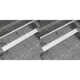 Linearer Duschablauf 2 Stk. Blase 1030x140 mm Edelstahl von vidaXL, Abflüsse - Ref: Foro24-275970, Preis: 101,07 €, Rabatt: %