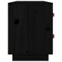 Banco zapatero madera maciza de pino negro 100x34x45 cm de vidaXL, Zapateros y organizadores de calzado - Ref: Foro24-820181,...