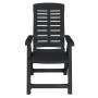 Garten-Essset 11-teilig aus anthrazitgrauem Kunststoff von vidaXL, Gartensets - Ref: Foro24-276182, Preis: 828,23 €, Rabatt: %
