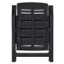 Garten-Essset 11-teilig aus anthrazitgrauem Kunststoff von vidaXL, Gartensets - Ref: Foro24-276182, Preis: 828,23 €, Rabatt: %