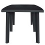 Garten-Essset 11-teilig aus anthrazitgrauem Kunststoff von vidaXL, Gartensets - Ref: Foro24-276182, Preis: 828,23 €, Rabatt: %
