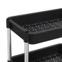 Küchenwagen 5 Ebenen aus Eisen und schwarzem ABS 42x29x128 cm von vidaXL, Küchen- und Speisewagen - Ref: Foro24-336331, Preis...