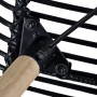 Dining chairs 6 units of black natural rattan by vidaXL, dining chairs - Ref: Foro24-275838, Price: 496,84 €, Discount: %
