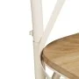 Stühle mit gekreuzter Rückenlehne, 4 Stück, aus massivem weißem Mangoholz von vidaXL, Essstühle - Ref: Foro24-278771, Preis: ...