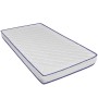 Viscoelastic bed and mattress white synthetic leather 160x200 cm by vidaXL, Beds and slatted bases - Ref: Foro24-277557, Pric...