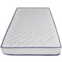Viscoelastic bed and mattress white synthetic leather 160x200 cm by vidaXL, Beds and slatted bases - Ref: Foro24-277557, Pric...