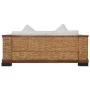 Brown natural rattan 3-piece sofa set with cushions by vidaXL, Sofas - Ref: Foro24-278620, Price: 1,00 €, Discount: %