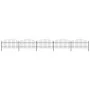 Garden fence with black steel spearheads (0.75-1)x8.5 m by vidaXL, fence panels - Ref: Foro24-277716, Price: 261,24 €, Discou...