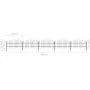 Gartenzaun mit Speerspitzen aus schwarzem Stahl (0,75-1)x8,5 m von vidaXL, Zaunpaneele - Ref: Foro24-277716, Preis: 261,24 €,...