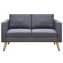 Set aus 2- und 3-Sitzer-Sofas aus dunkelgrauem Stoff von vidaXL, Sofas - Ref: Foro24-272194, Preis: 561,75 €, Rabatt: %