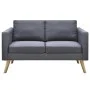 Set of dark gray fabric sofas with 2 and 3 seats. by vidaXL, Sofas - Ref: Foro24-272194, Price: 546,46 €, Discount: %