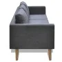 Set of dark gray fabric sofas with 2 and 3 seats. by vidaXL, Sofas - Ref: Foro24-272194, Price: 546,46 €, Discount: %