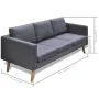 Set of dark gray fabric sofas with 2 and 3 seats. by vidaXL, Sofas - Ref: Foro24-272194, Price: 546,46 €, Discount: %