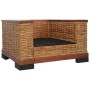 Juego de sofás con cojines 2 piezas de ratán natural marrón de vidaXL, Sofás - Ref: Foro24-278618, Precio: 905,09 €, Descuent...