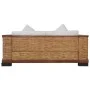 2-Piece Brown Natural Rattan Sofa Set with Cushions by vidaXL, Sofas - Ref: Foro24-278618, Price: 880,57 €, Discount: %