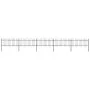 Gartentor mit Spitzen aus schwarzem Stahlring 8,5x0,8 m von vidaXL, Zaunpaneele - Ref: Foro24-277651, Preis: 320,94 €, Rabatt: %