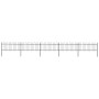 Valla de jardín con puntas de aro acero negro 8,5x0,8 m by vidaXL, fence panels - Ref: Foro24-277651, Price: 329,91 €, Discou...