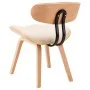 Dining chairs 4 pcs curved wood and cream synthetic leather by vidaXL, dining chairs - Ref: Foro24-278720, Price: 517,80 €, D...