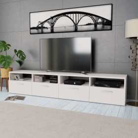 Engineered wood TV stand, 2 units, white by vidaXL, TV Furniture - Ref: Foro24-275110, Price: 134,56 €, Discount: %