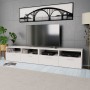 TV-Ständer aus Holzwerkstoff 2 Stück weiß von vidaXL, TV-Möbel - Ref: Foro24-275110, Preis: 134,56 €, Rabatt: %