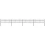 Garden fence with black steel spearheads 6.8x0.6 m by vidaXL, fence panels - Ref: Foro24-277596, Price: 184,57 €, Discount: %