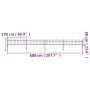 Gartenzaun mit Speerspitzen aus schwarzem Stahl, 6,8 x 0,6 m von vidaXL, Zaunpaneele - Ref: Foro24-277596, Preis: 175,98 €, R...