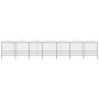 Gartenzaun mit Speerspitzen schwarzer Stahl (1,75-2)x11,9 m von vidaXL, Zaunpaneele - Ref: Foro24-277754, Preis: 658,47 €, Ra...