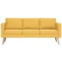 Conjunto de sofás 2 piezas tela amarillo de vidaXL, Sofás - Ref: Foro24-276856, Precio: 691,15 €, Descuento: %