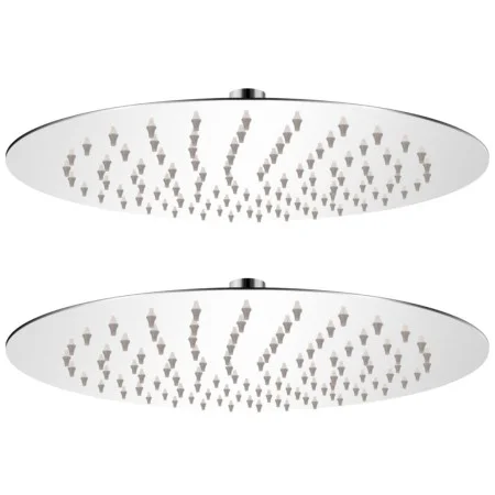Cabezal de ducha efecto lluvia 2 pzs acero inoxidable Ø 25 cm de vidaXL, Cabezales de ducha - Ref: Foro24-275935, Precio: 36,...