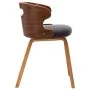 Dining chairs 4 units curved wood and dark gray fabric by vidaXL, dining chairs - Ref: Foro24-278850, Price: 537,76 €, Discou...