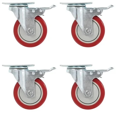 Swivel wheels 8 units 100 mm by vidaXL, Material handling - Ref: Foro24-278091, Price: 57,54 €, Discount: %