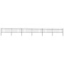Gartenzaun mit schwarzen Stahlringspitzen 10,2 x 0,8 m von vidaXL, Zaunpaneele - Ref: Foro24-277652, Preis: 285,55 €, Rabatt: %