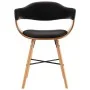 Dining chairs 4 pcs synthetic leather and black curved wood by vidaXL, dining chairs - Ref: Foro24-279491, Price: 425,23 €, D...