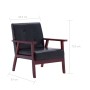 2-teilige Sofagarnitur aus schwarzem Kunstleder von vidaXL, Sofas - Ref: Foro24-278397, Preis: 354,32 €, Rabatt: %