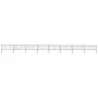 Garden fence with black steel hoop tips 13.6x0.8 m by vidaXL, fence panels - Ref: Foro24-277654, Price: 510,08 €, Discount: %