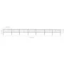 Gartenzaun mit schwarzen Stahlbügelspitzen 11,9x0,8 m von vidaXL, Zaunpaneele - Ref: Foro24-277653, Preis: 459,23 €, Rabatt: %