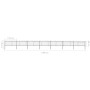 Gartenzaun mit schwarzen Stahlbügelspitzen 11,9x0,8 m von vidaXL, Zaunpaneele - Ref: Foro24-277653, Preis: 459,23 €, Rabatt: %