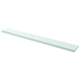 Shelves 2 units transparent glass panel 110x12 cm by vidaXL, Shelves and shelves - Ref: Foro24-3051587, Price: 37,10 €, Disco...