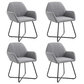 Dining chairs 4 units light gray fabric by vidaXL, dining chairs - Ref: Foro24-277094, Price: 361,00 €, Discount: %