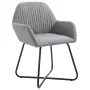 Sillas de comedor 4 unidades tela gris claro de vidaXL, Sillas de comedor - Ref: Foro24-277094, Precio: 361,00 €, Descuento: %
