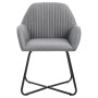 Sillas de comedor 4 unidades tela gris claro de vidaXL, Sillas de comedor - Ref: Foro24-277094, Precio: 361,00 €, Descuento: %