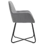 Sillas de comedor 4 unidades tela gris claro de vidaXL, Sillas de comedor - Ref: Foro24-277094, Precio: 361,00 €, Descuento: %