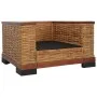 2-Piece Brown Natural Rattan Sofa Set with Cushions by vidaXL, Sofas - Ref: Foro24-278621, Price: 939,26 €, Discount: %
