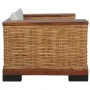 2-Piece Brown Natural Rattan Sofa Set with Cushions by vidaXL, Sofas - Ref: Foro24-278621, Price: 939,26 €, Discount: %