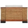 2-Piece Brown Natural Rattan Sofa Set with Cushions by vidaXL, Sofas - Ref: Foro24-278621, Price: 939,26 €, Discount: %